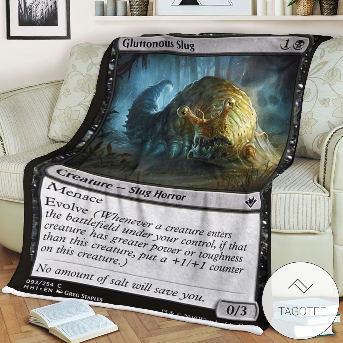 Mh1 93 Gluttonous Slug Mtg Game Magic The Gathering Blanket Mh1 93 Gluttonous Slug Mtg Game Magic The Gathering Blanket