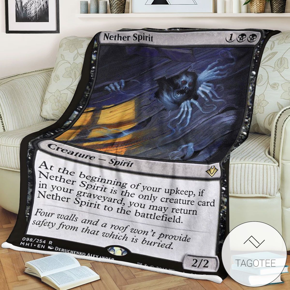 Mh1 98 Nether Spirit Mtg Game Magic The Gathering Blanket Mh1 98 Nether Spirit Mtg Game Magic The Gathering Blanket