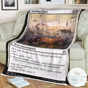 Mh2 1 Abiding Grace Mtg Game Magic The Gathering Blanket
