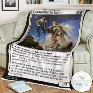 Mh2 10 Constable Of The Realm Mtg Game Magic The Gathering Blanket