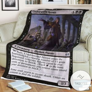 Mh2 105 Underworld Hermit Mtg Game Magic The Gathering Blanket