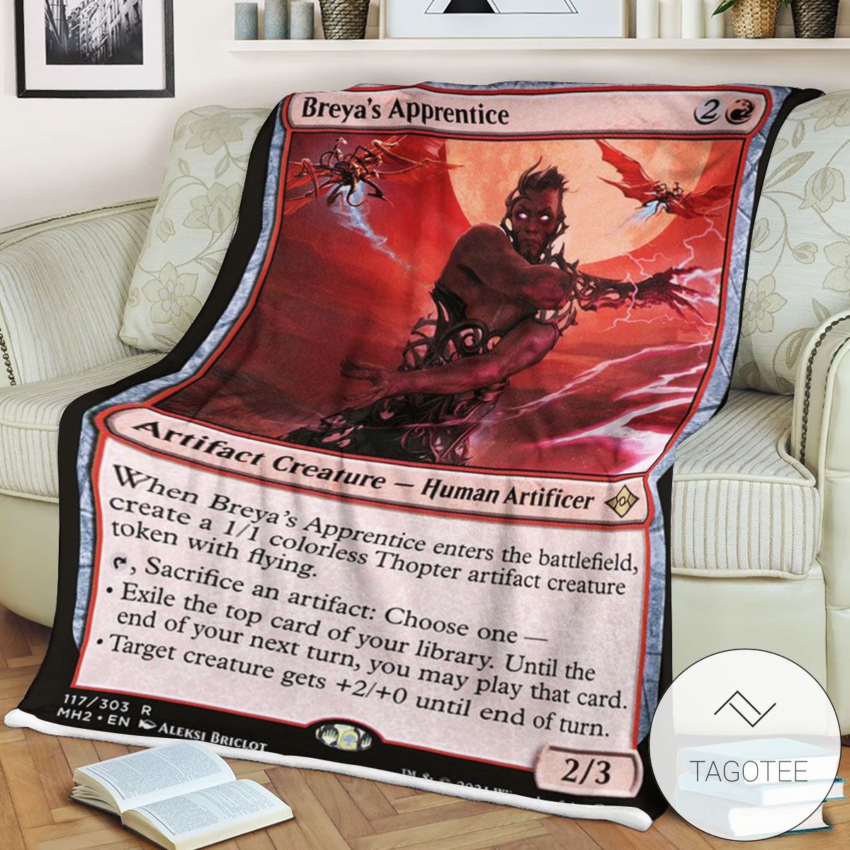 Mh2 117 Breya S Apprentice Mtg Game Magic The Gathering Blanket Mh2 117 Breya S Apprentice Mtg Game Magic The Gathering Blanket