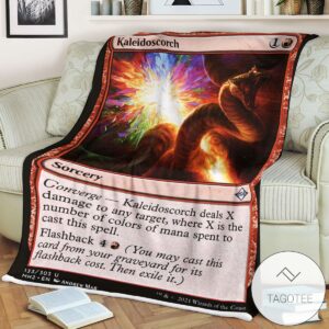 Mh2 133 Kaleidoscorch Mtg Game Magic The Gathering Blanket