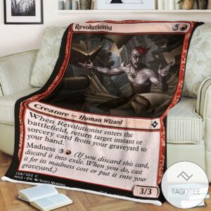 Mh2 139 Revolutionist Mtg Game Magic The Gathering Blanket