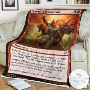 Mh2 142 Spreading Insurrection Mtg Game Magic The Gathering Blanket