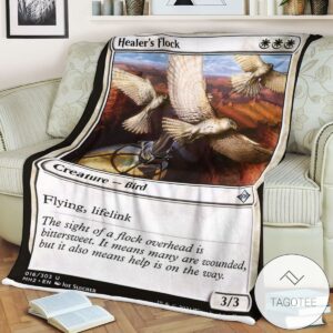 Mh2 16 Healer S Flock Mtg Game Magic The Gathering Blanket