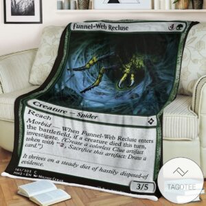 Mh2 161 Funnel Web Recluse Mtg Game Magic The Gathering Blanket