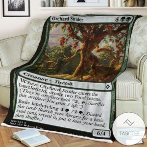 Mh2 169 Orchard Strider Mtg Game Magic The Gathering Blanket