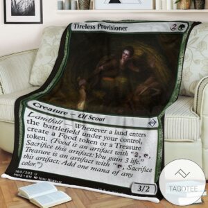 Mh2 180 Tireless Provisioner Mtg Game Magic The Gathering Blanket