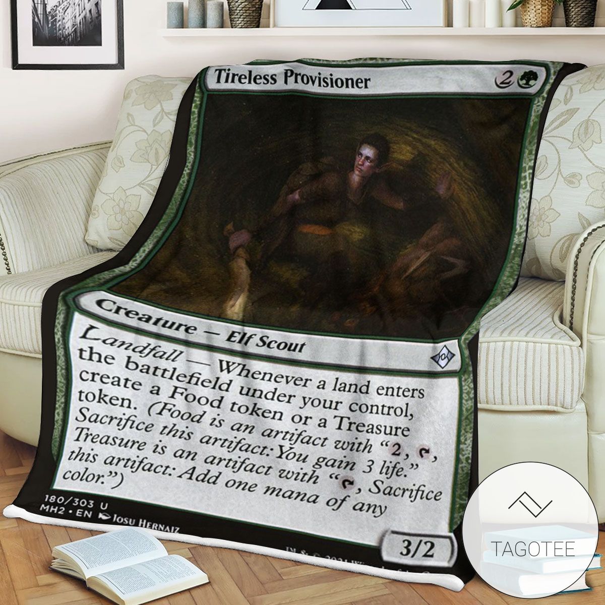 Mh2 180 Tireless Provisioner Mtg Game Magic The Gathering Blanket Mh2 180 Tireless Provisioner Mtg Game Magic The Gathering Blanket