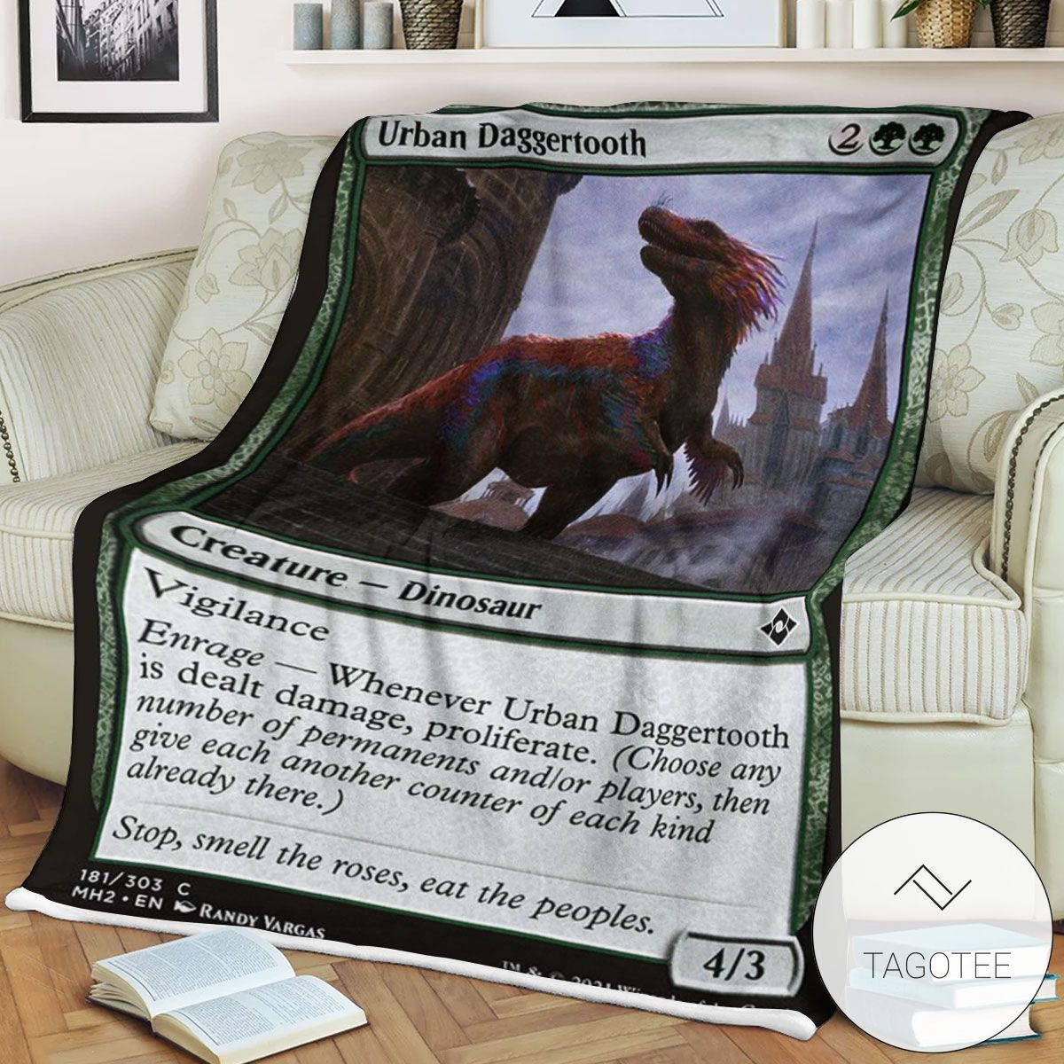 Mh2 181 Urban Daggertooth Mtg Game Magic The Gathering Blanket Mh2 181 Urban Daggertooth Mtg Game Magic The Gathering Blanket