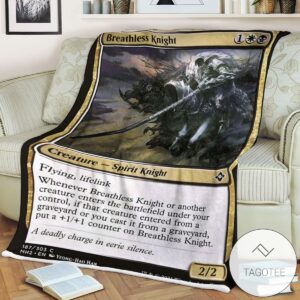 Mh2 187 Breathless Knight Mtg Game Magic The Gathering Blanket