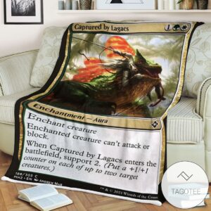 Mh2 188 Captured By Lagacs Mtg Game Magic The Gathering Blanket