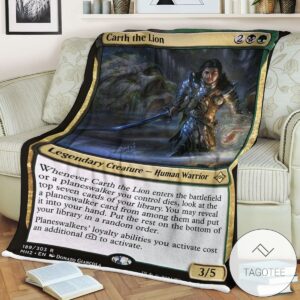 Mh2 189 Carth The Lion Mtg Game Magic The Gathering Blanket