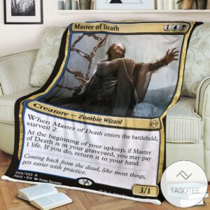 Mh2 205 Master Of Death Mtg Game Magic The Gathering Blanket