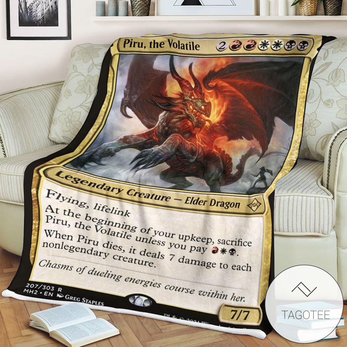 Mh2 207 Piru The Volatile Mtg Game Magic The Gathering Blanket Mh2 207 Piru The Volatile Mtg Game Magic The Gathering Blanket