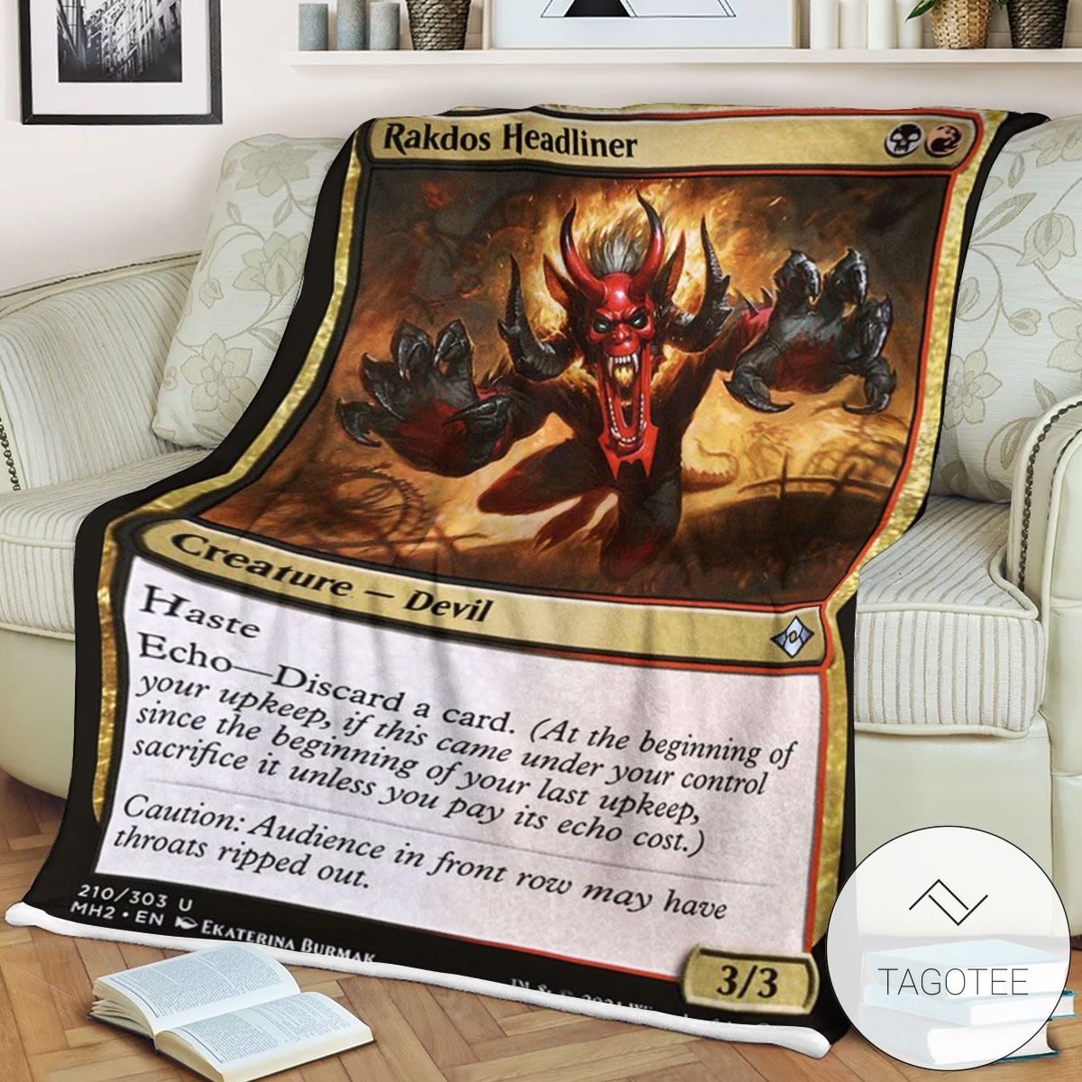Mh2 210 Rakdos Headliner Mtg Game Magic The Gathering Blanket Mh2 210 Rakdos Headliner Mtg Game Magic The Gathering Blanket