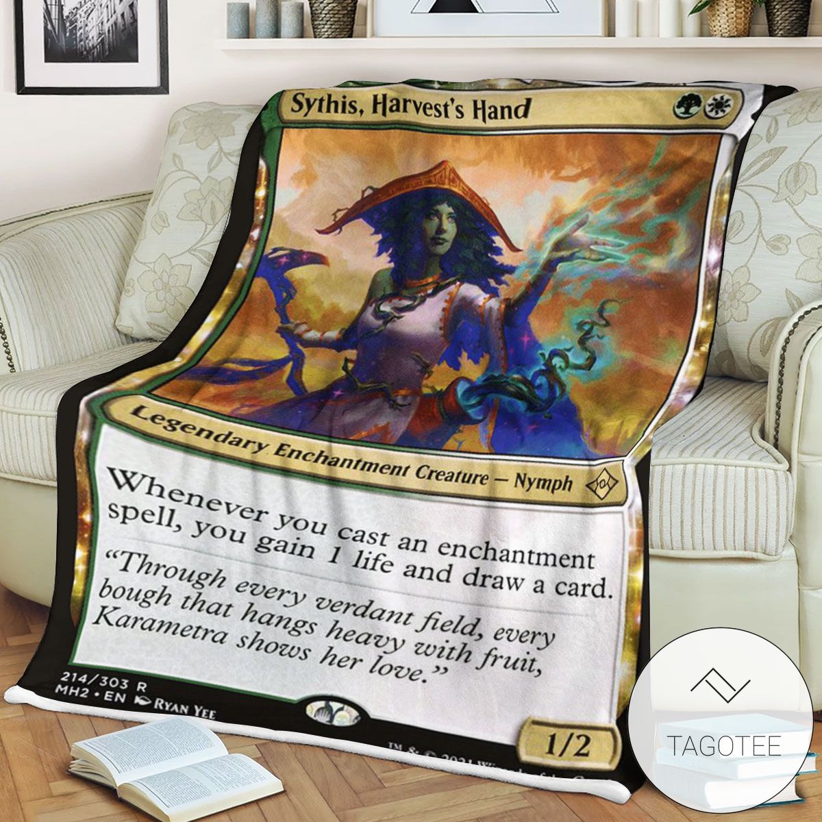 Mh2 214 Sythis Harvest S Hand Mtg Game Magic The Gathering Blanket Mh2 214 Sythis Harvest S Hand Mtg Game Magic The Gathering Blanket