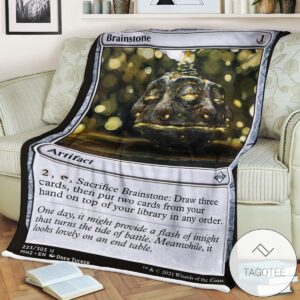 Mh2 223 Brainstone Mtg Game Magic The Gathering Blanket