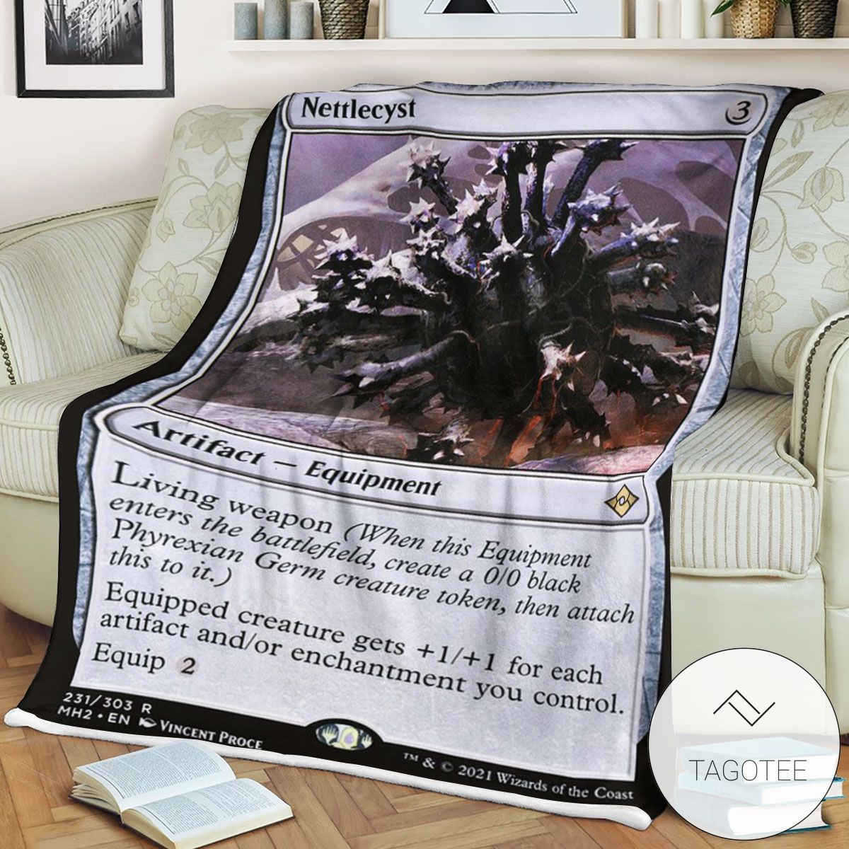 Mh2 231 Nettlecyst Mtg Game Magic The Gathering Blanket Mh2 231 Nettlecyst Mtg Game Magic The Gathering Blanket
