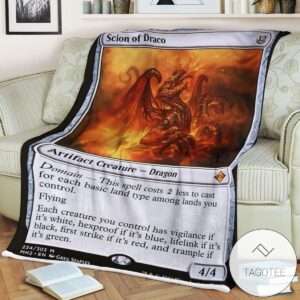 Mh2 234 Scion Of Draco Mtg Game Magic The Gathering Blanket