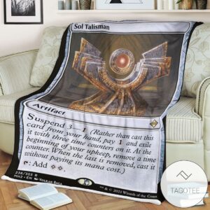 Mh2 236 Sol Talisman Mtg Game Magic The Gathering Blanket