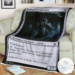 Mh2 239 Tormod S Cryptkeeper Mtg Game Magic The Gathering Blanket