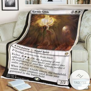 Mh2 263 Karmic Guide Mtg Game Magic The Gathering Blanket