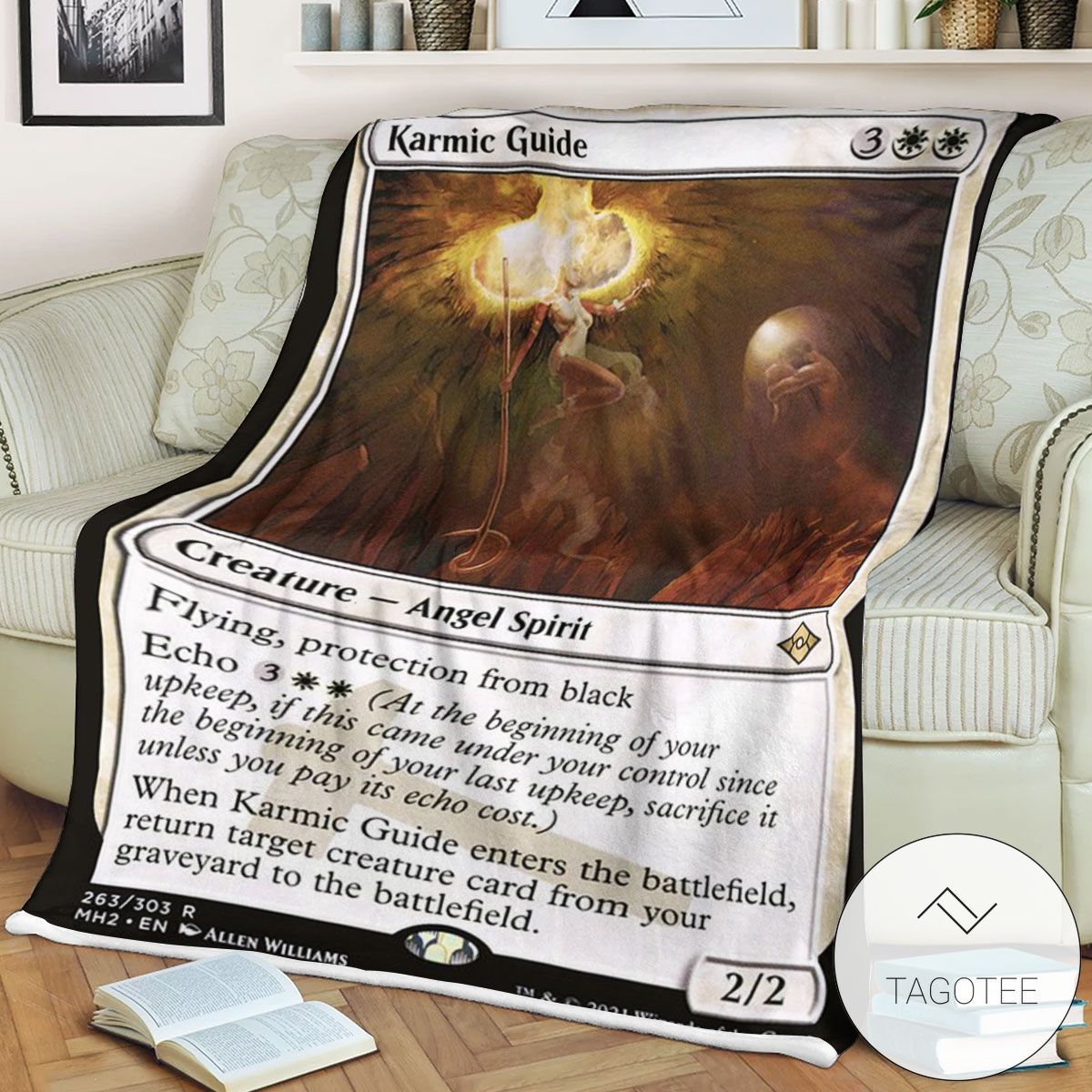 Mh2 263 Karmic Guide Mtg Game Magic The Gathering Blanket Mh2 263 Karmic Guide Mtg Game Magic The Gathering Blanket