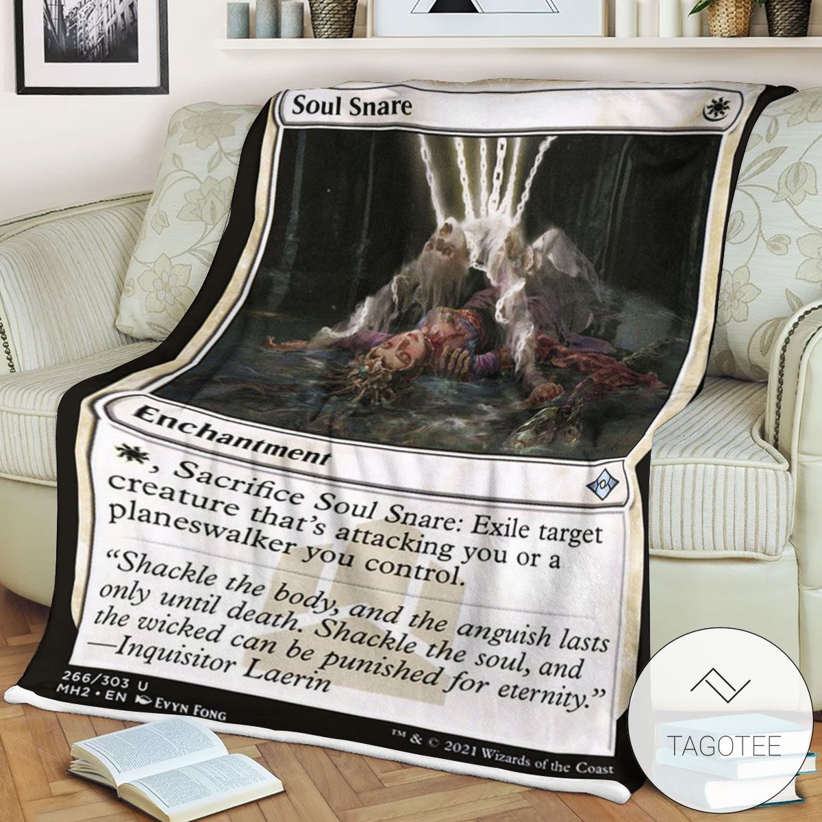 Mh2 266 Soul Snare Mtg Game Magic The Gathering Blanket Mh2 266 Soul Snare Mtg Game Magic The Gathering Blanket