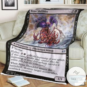 Mh2 272 Bone Shredder Mtg Game Magic The Gathering Blanket