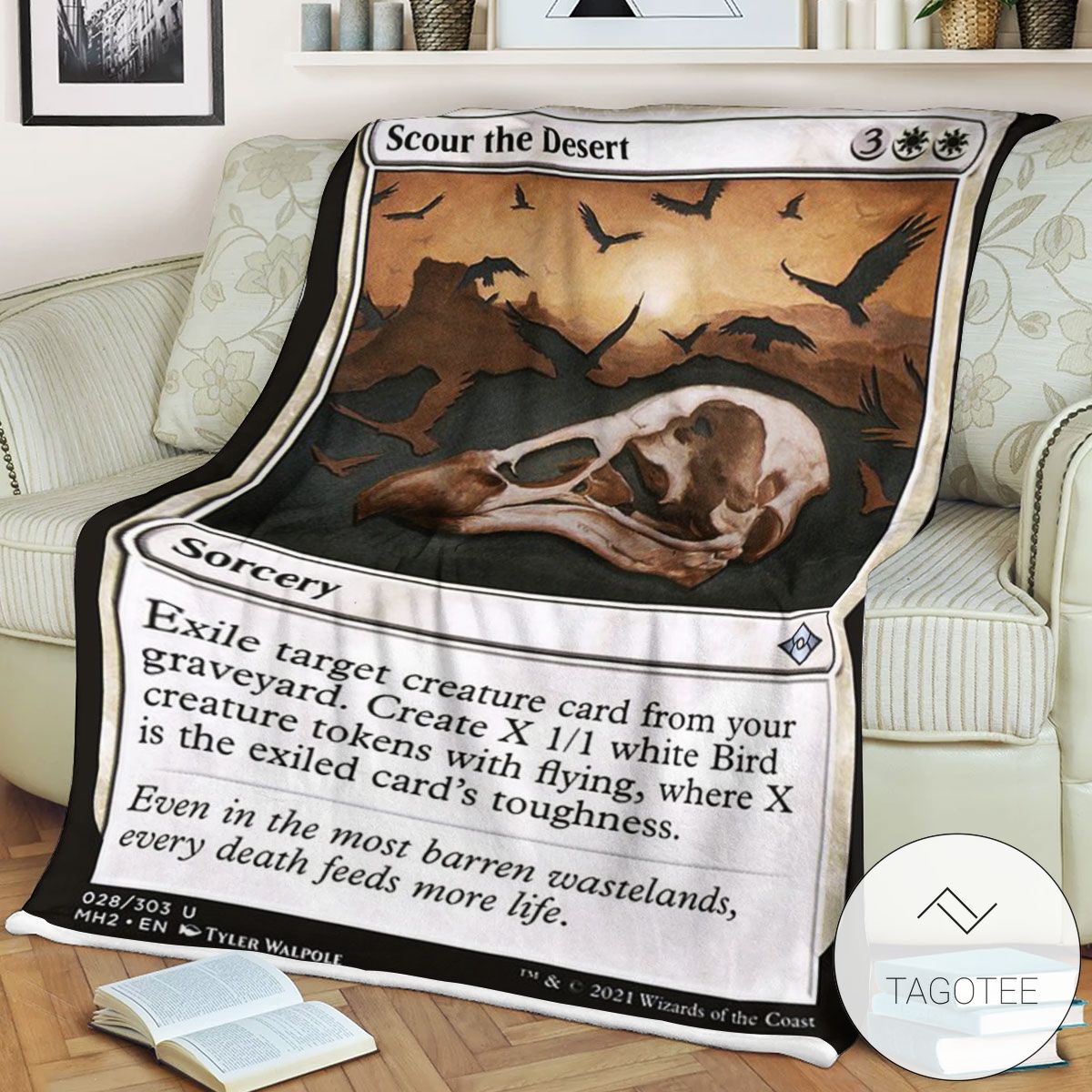 Mh2 28 Scour The Desert Mtg Game Magic The Gathering Blanket Mh2 28 Scour The Desert Mtg Game Magic The Gathering Blanket
