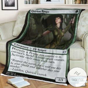 Mh2 285 Quirion Ranger Mtg Game Magic The Gathering Blanket