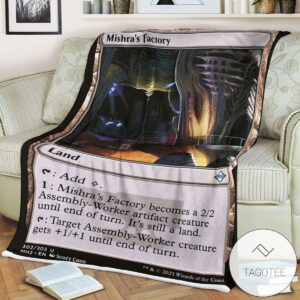 Mh2 302 Mishra S Factory Mtg Game Magic The Gathering Blanket