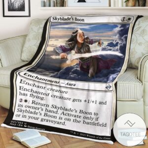 Mh2 31 Skyblade S Boon Mtg Game Magic The Gathering Blanket
