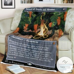 Mh2 324 Sword Of Hearth And Home Mtg Game Magic The Gathering Blanket