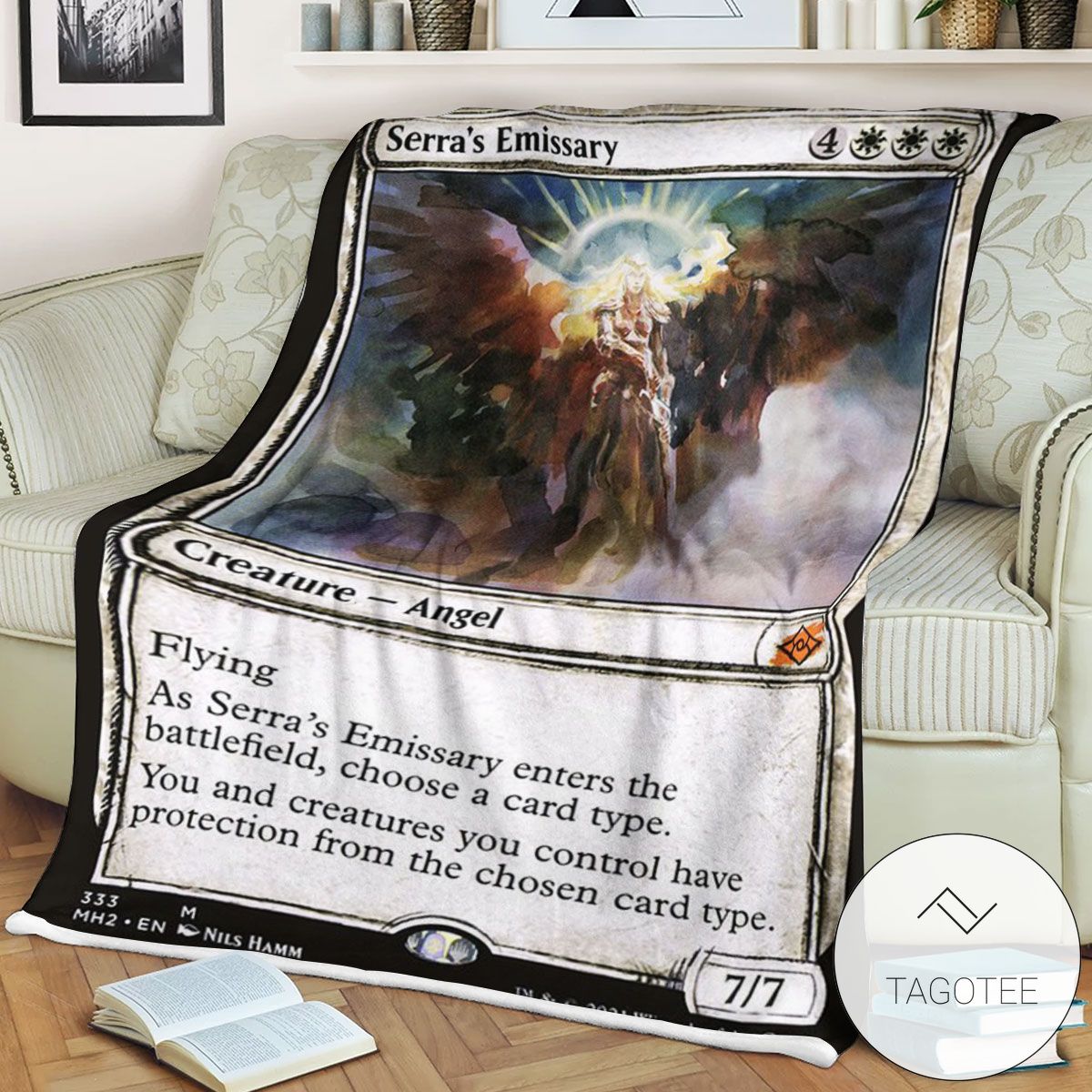 Mh2 333 Serra S Emissary Mtg Game Magic The Gathering Blanket Mh2 333 Serra S Emissary Mtg Game Magic The Gathering Blanket