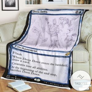 Mh2 334 Dress Down Mtg Game Magic The Gathering Blanket