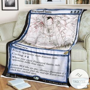 Mh2 336 Fractured Sanity Mtg Game Magic The Gathering Blanket