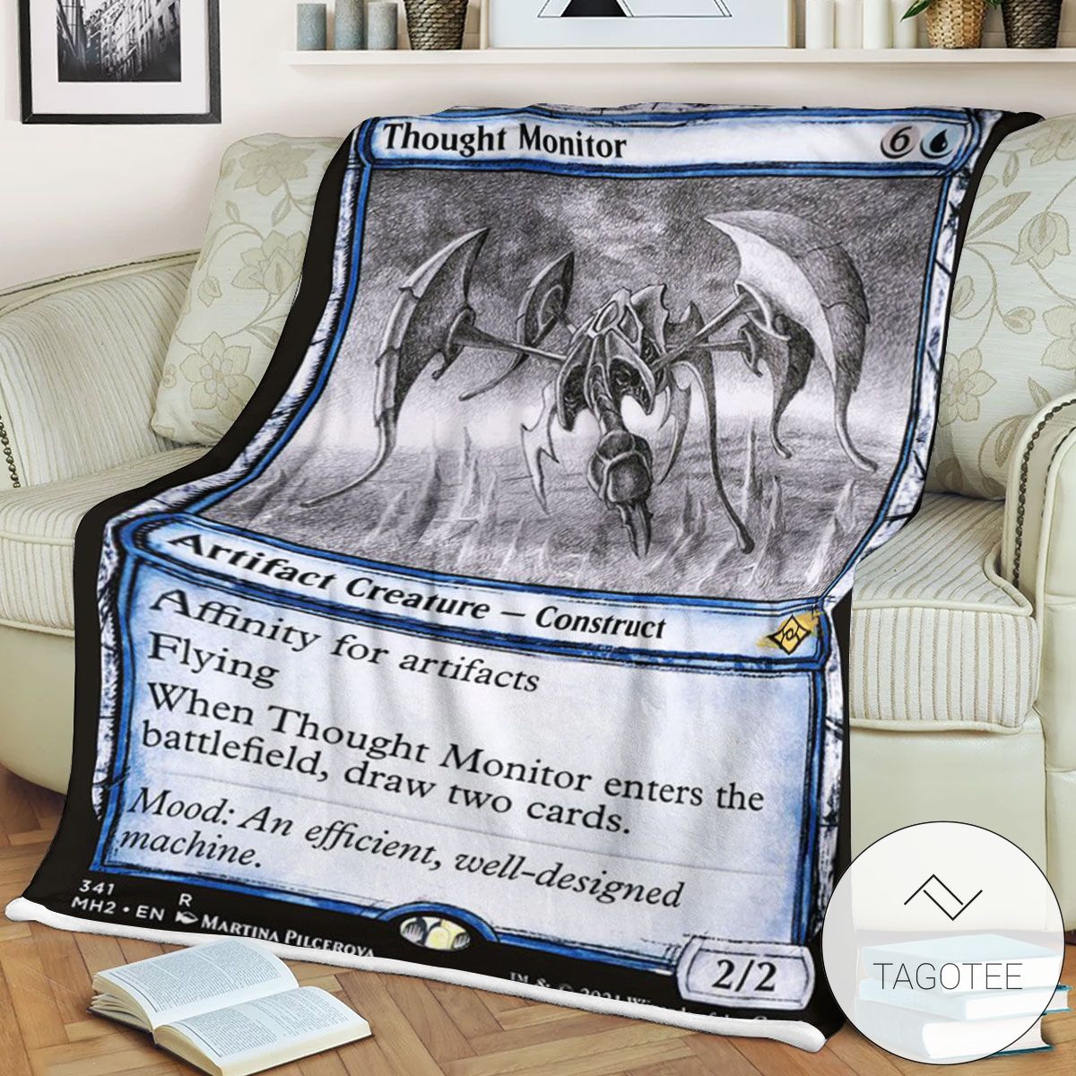 Mh2 341 Thought Monitor Mtg Game Magic The Gathering Blanket Mh2 341 Thought Monitor Mtg Game Magic The Gathering Blanket