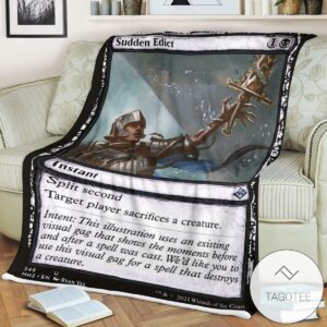 Mh2 346 Sudden Edict Mtg Game Magic The Gathering Blanket