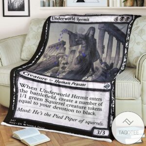 Mh2 347 Underworld Hermit Mtg Game Magic The Gathering Blanket