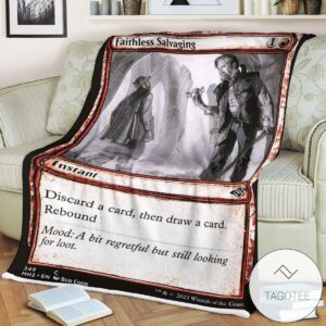 Mh2 349 Faithless Salvaging Mtg Game Magic The Gathering Blanket