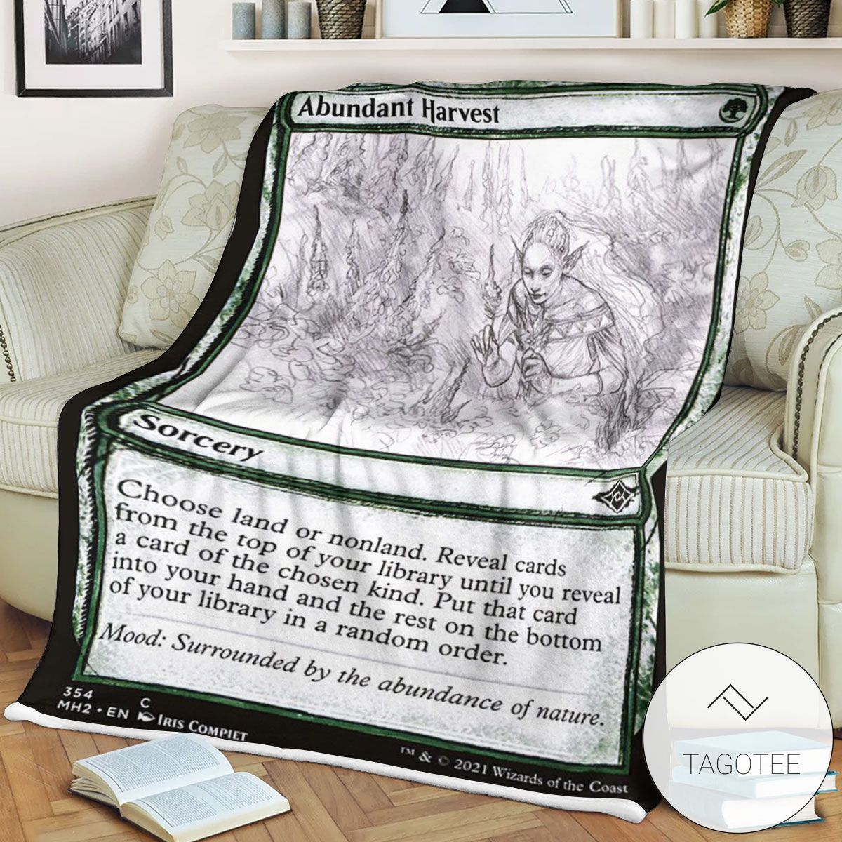 Mh2 354 Abundant Harvest Mtg Game Magic The Gathering Blanket Mh2 354 Abundant Harvest Mtg Game Magic The Gathering Blanket