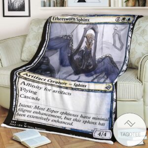 Mh2 364 Ethersworn Sphinx Mtg Game Magic The Gathering Blanket
