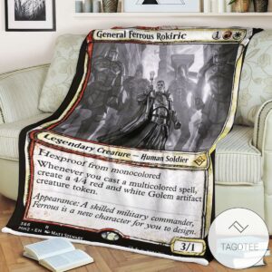 Mh2 366 General Ferrous Rokiric Mtg Game Magic The Gathering Blanket