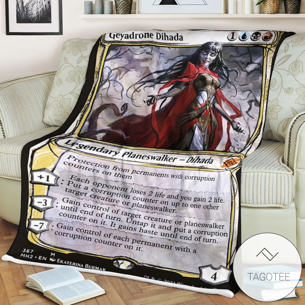 Mh2 367 Geyadrone Dihada Mtg Game Magic The Gathering Blanket Mh2 367 Geyadrone Dihada Mtg Game Magic The Gathering Blanket