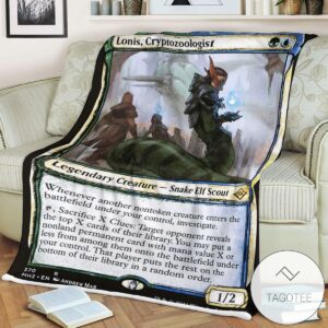 Mh2 370 Lonis Cryptozoologist Mtg Game Magic The Gathering Blanket