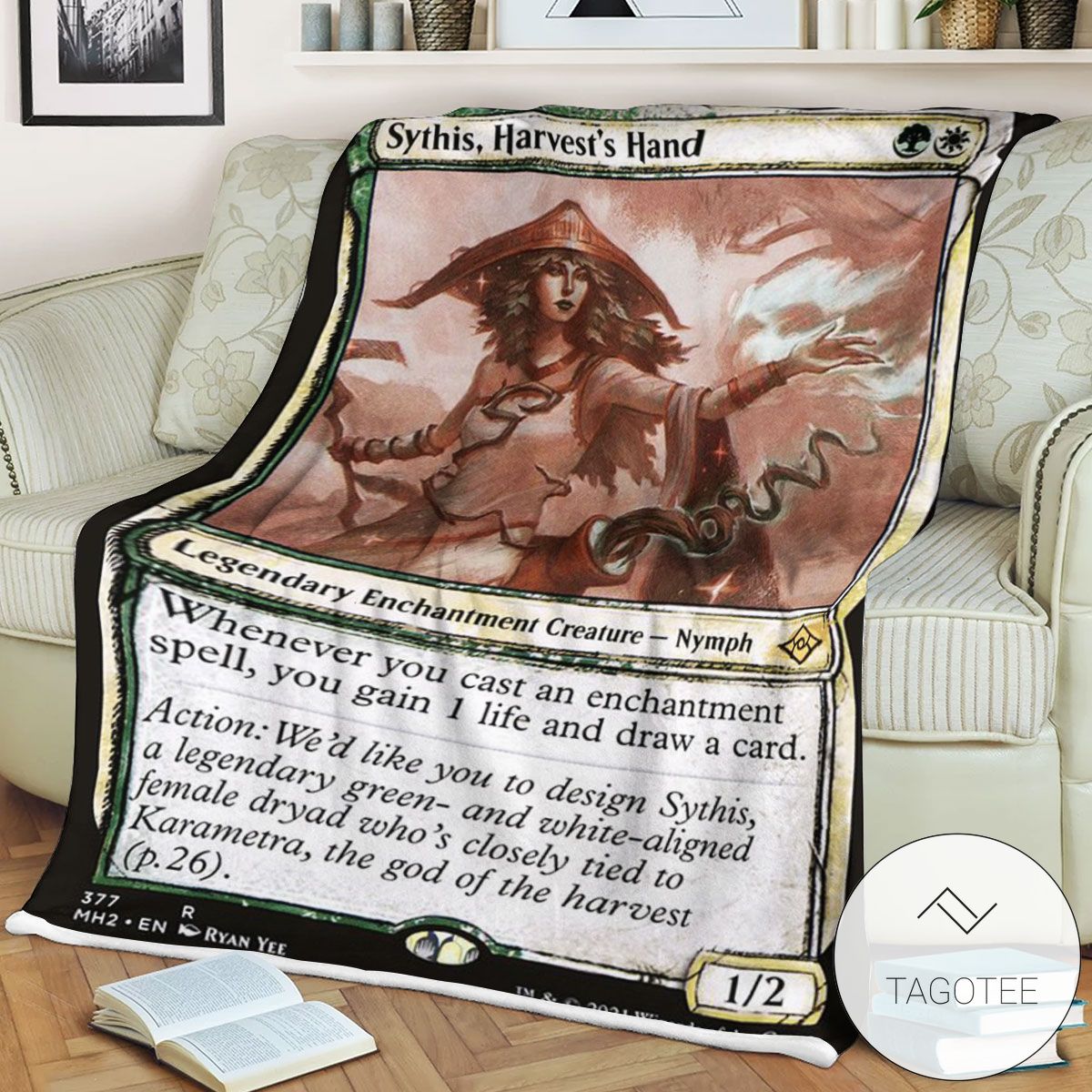Mh2 377 Sythis Harvest S Hand Mtg Game Magic The Gathering Blanket Mh2 377 Sythis Harvest S Hand Mtg Game Magic The Gathering Blanket