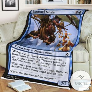 Mh2 38 Burdened Aerialist Mtg Game Magic The Gathering Blanket